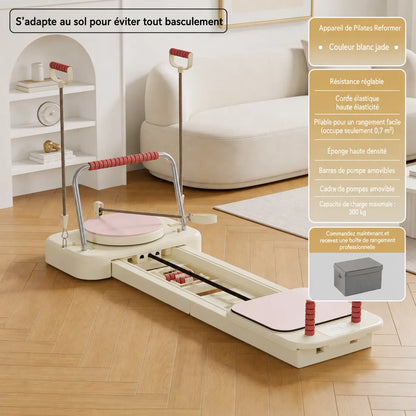 Pilates Reformer Pro – Le Studio de Pilates Professionnel, Pliable et Compact