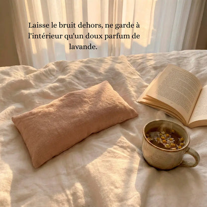 Coussin Chauffant Yeux — Billes d'Argile & Lavande | Anti-Fatigue Chaud/Froid