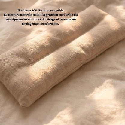 Coussin Chauffant Yeux — Billes d'Argile & Lavande | Anti-Fatigue Chaud/Froid